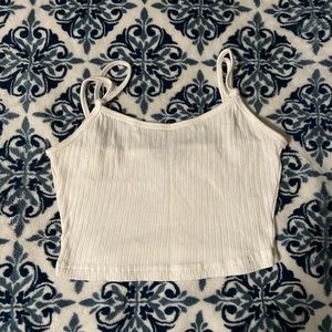 White crop top